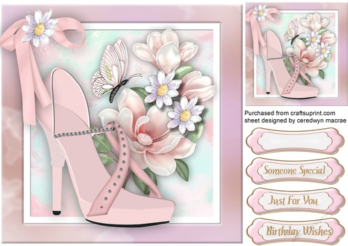 Pink Shoes and  Magnolias
