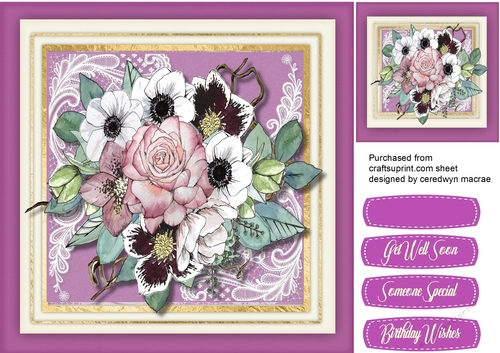Beautifu Deep Lilac Boho 