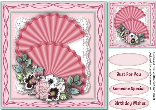 Bautiful  Fans and Mixed Roses