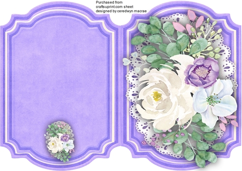 Print and Fold ,Beautiful   Roses 