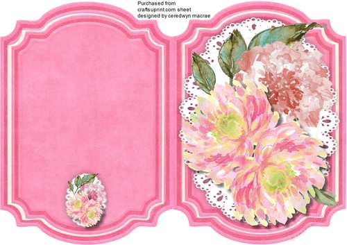 Print and Fold ,Beautiful Chrysanthemuns