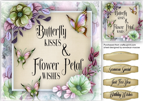 Buff Butterfly Wishes