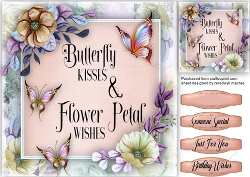 Pink Butterfly Wishes