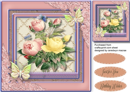 Lovely Flutters and Roses