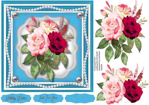   Red and Pink Rose Delight