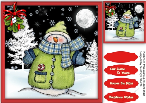 The Christmas Jolly Snowman