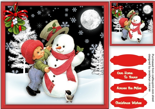 The Christmas  Snow man