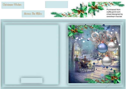 Print, Cut, and Fold , Christmas Wishes
