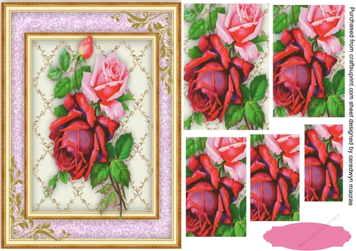 Beautiful Roses in Pyramid