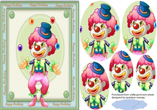 Little Clown Boy in Pyramid