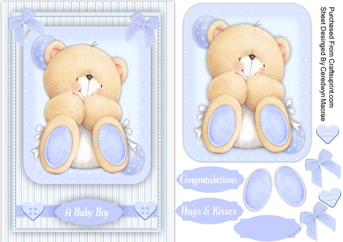 Hugs & Kisses ,Blue