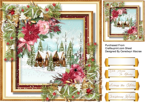 Beautiful Holly and Christmas Roses
