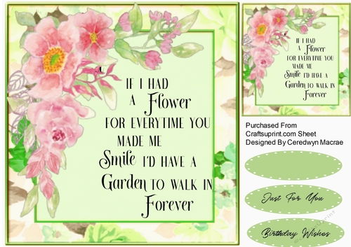 Beautiful Roses and Quote 1