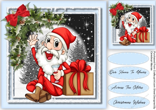 Christmas Santa Gnome 
