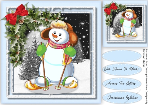 Ski-ing Snowman 