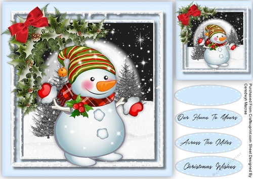  Snowman in the Snow 