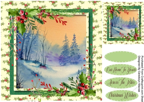 Tranquil Christmas Scene  1