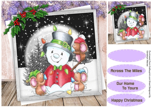  Snowman The Christmas Tree 