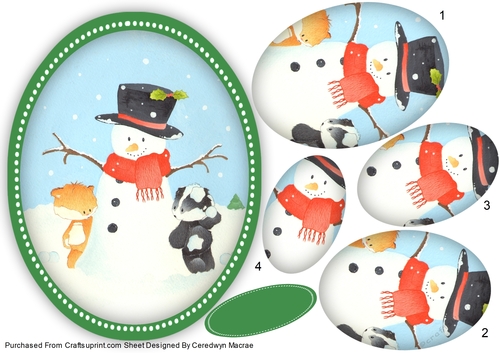 Snowman and Friends Pyramid 2