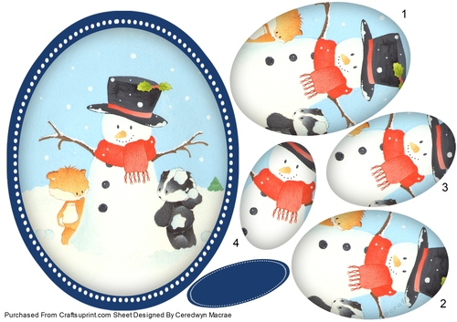 Snowman and Friends Pyramid 4