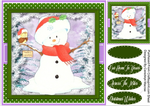 Snowmans Christmas Wishes