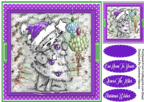 Teds Christmas Tree , Lilac