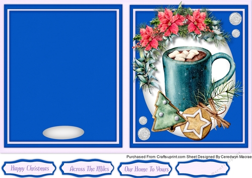 Print, Cut, and Fold, Cocoa and Mashmallows