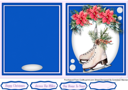Print, Cut, and Fold, Christmas Boots 