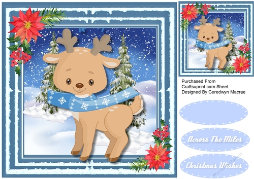 Beautiful Reindeer Babe 