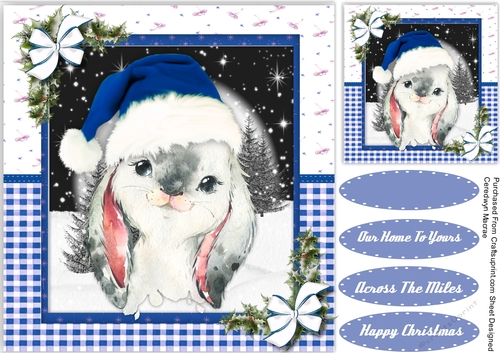 Gorgeous Christmas Rabbit