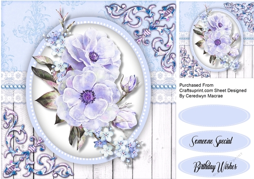 Stunning Blue French Roses 