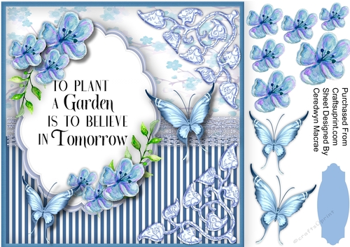 Summer Flowers and Butterflies 2
