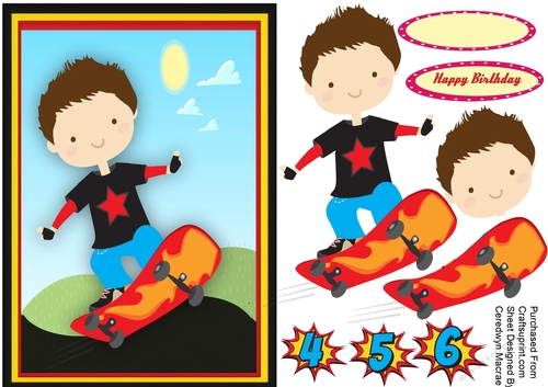 Harrys New Skateboard 
