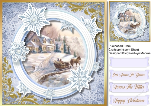 Beautiful Ble and Gold Christmas 