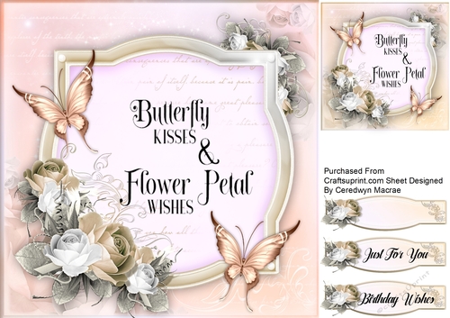 Butterfly Kisses and Flower Wishes 2
