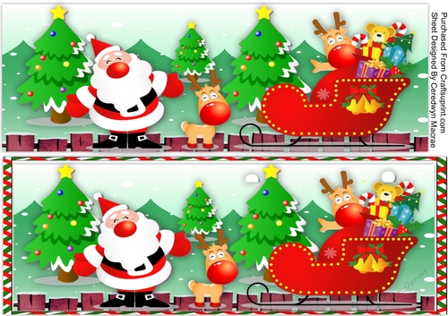 Large D.L Santa and Friends