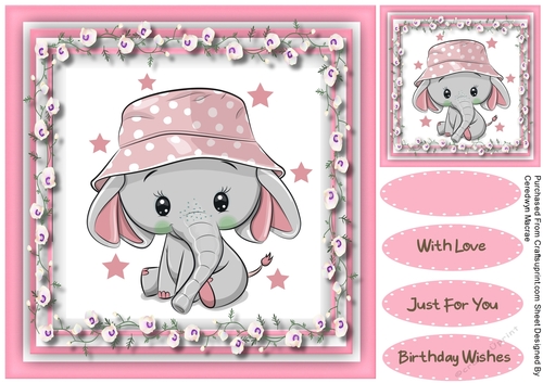Ellie in a Pink Hat  