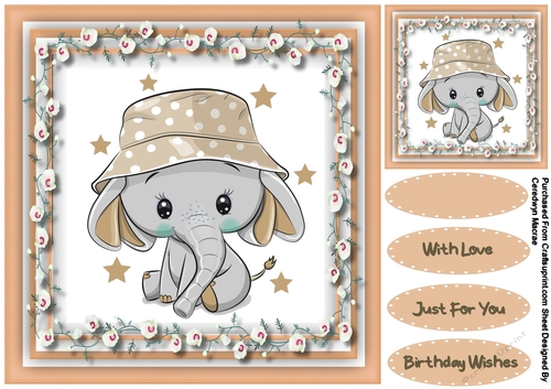 Ellie in a Beige  Hat  
