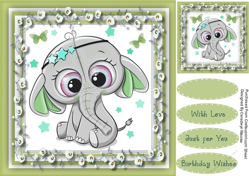 Adorable Ellie ,Soft Green 