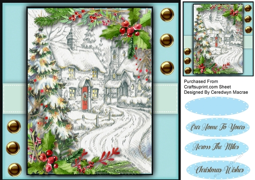 Beautiful Christmas Scene 