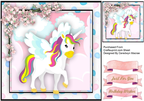 Beautiful Unicorn and Blossom 