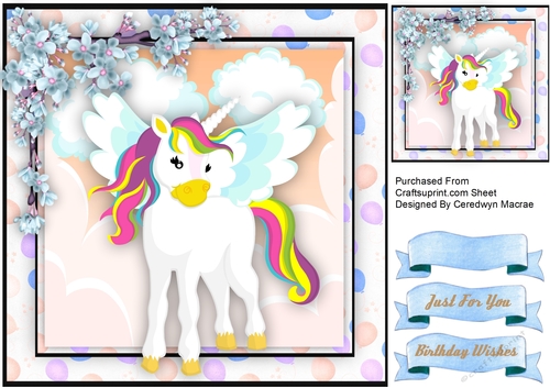 Beautiful Unicorn and Blossom 