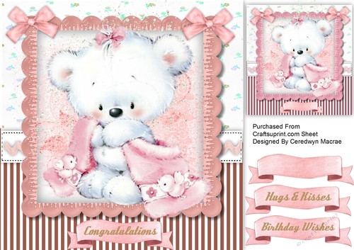 Gorgeous Little Pink Bear