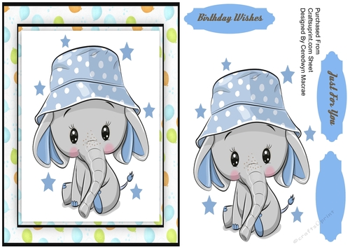A5, Ellie in her Blue Hat