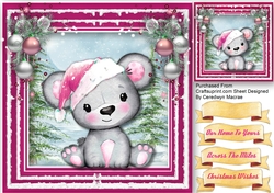 Bear in a Cerise Hat