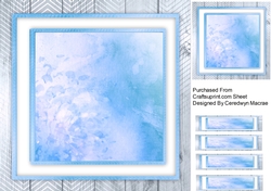 Blue Fantasy Card front