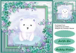 Beautiful Pola Bear with Blossom