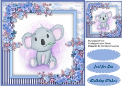 Beautiful Koala with Blossom