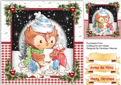 Owls Christmas Mail