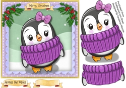 Owl in a Lilac Jumper